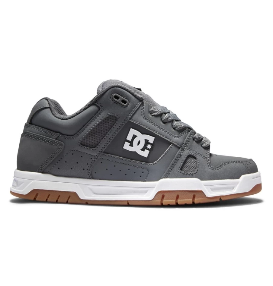 DC Shoes Men's Stag Grey/Gum Casual Sneakers