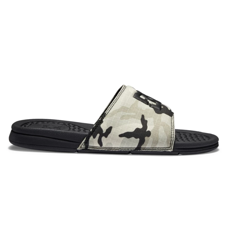 DC Shoes Men's Bolsa Slides - Black/Camel Casual Comfortable Sandals
