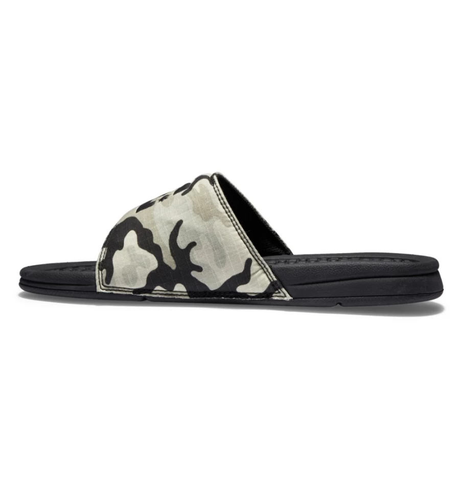 DC Shoes Men's Bolsa Slides - Black/Camel Casual Comfortable Sandals