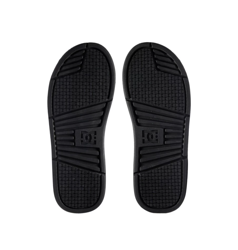 DC Shoes Men's Bolsa Slides - Black/Camel Casual Comfortable Sandals