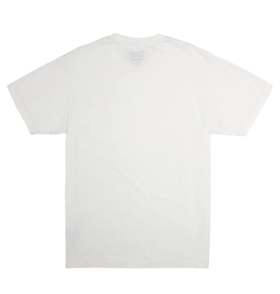 Men's DC Shoes 1994 Pocket T-Shirt in Lily White Garment Dye