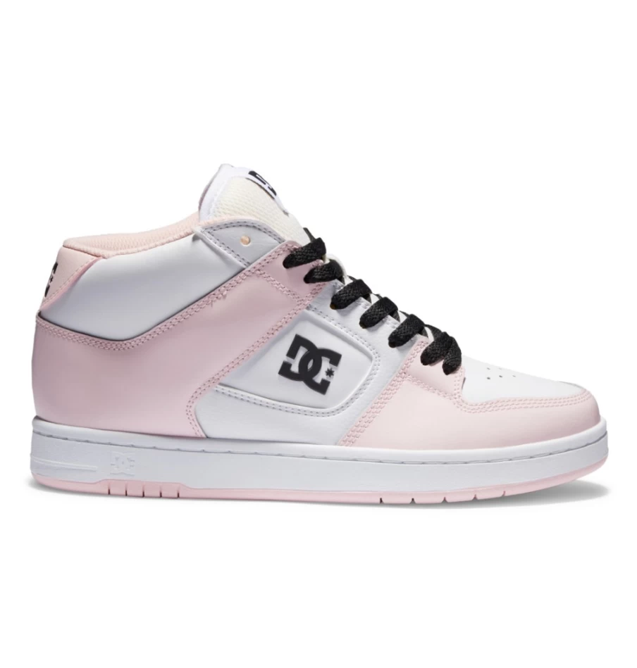 DC Shoes Women's Manteca 4 Mid-Top Light Pink Skate Shoes