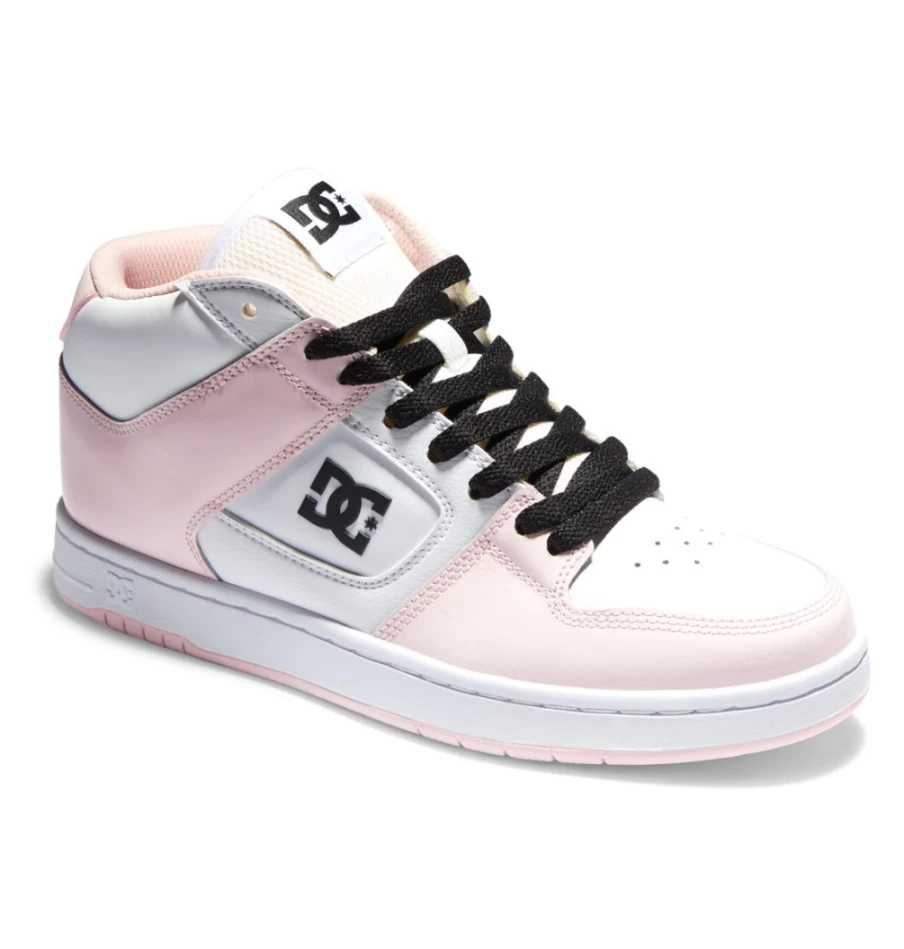 DC Shoes Women's Manteca 4 Mid-Top Light Pink Skate Shoes