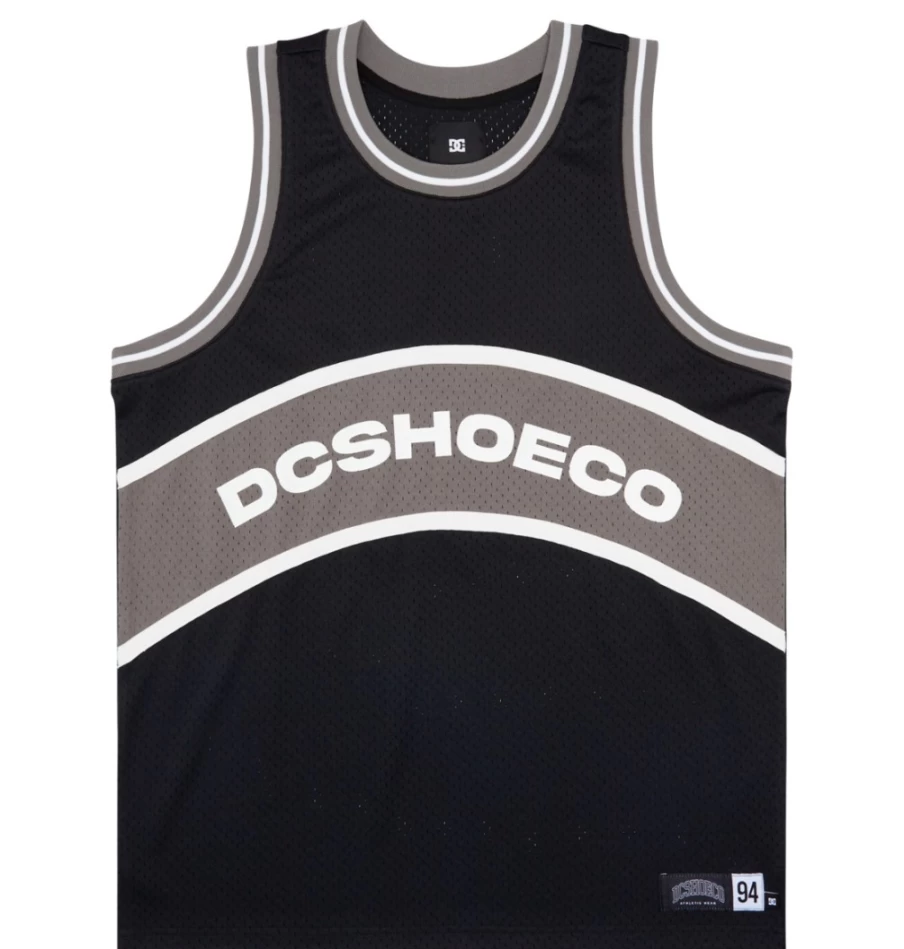 DC Shoes Men's Black Basketball Jersey - Pastime Sports Apparel