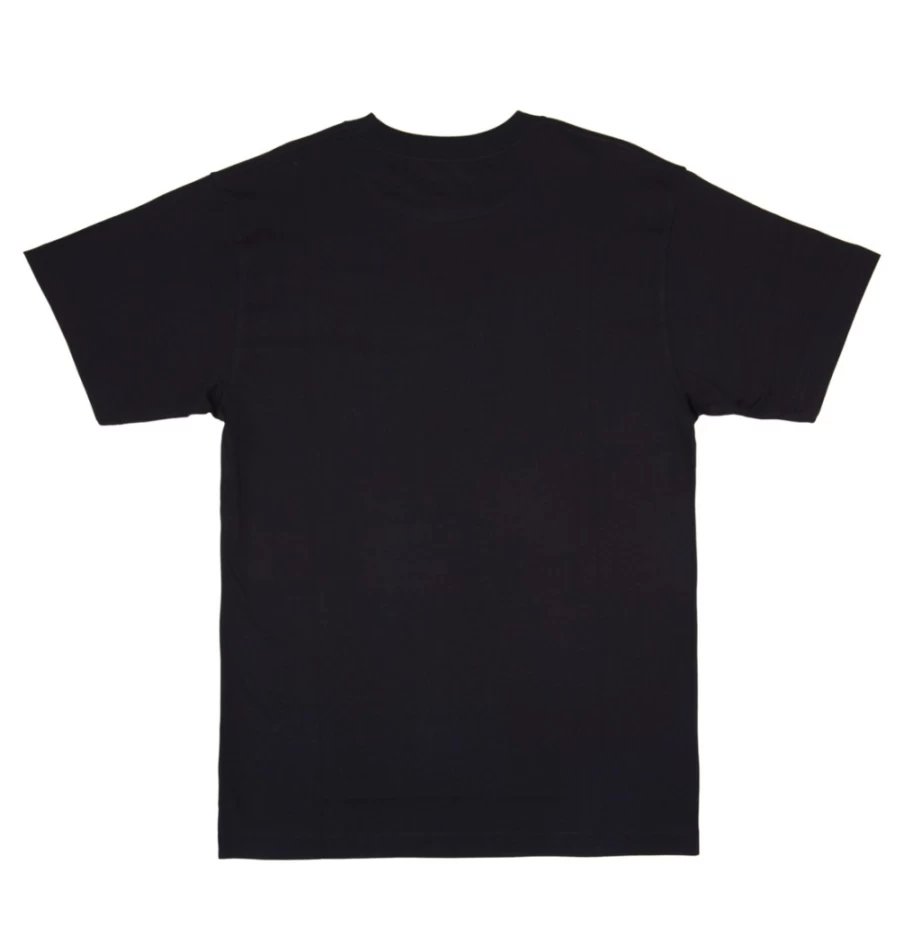 DC Shoes Men's Black Jaakko Cubic Graphic T-Shirt