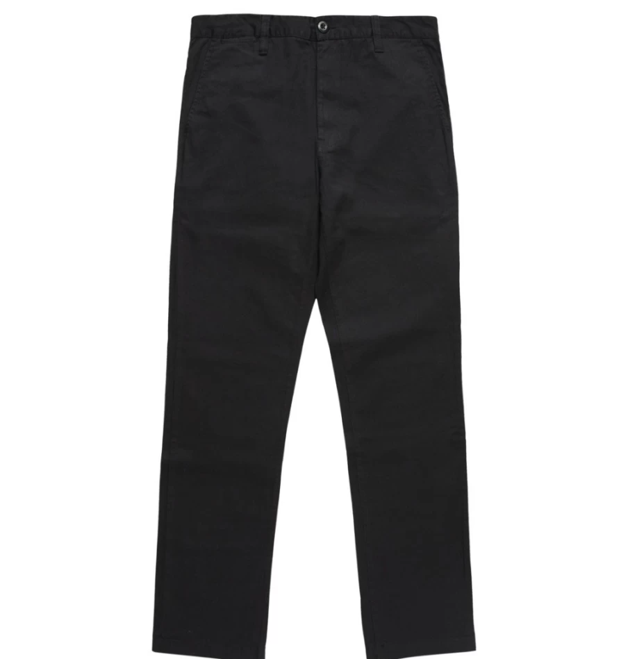 DC Shoes Men's Black Worker Chino Pants - Durable Workwear & Casual Style