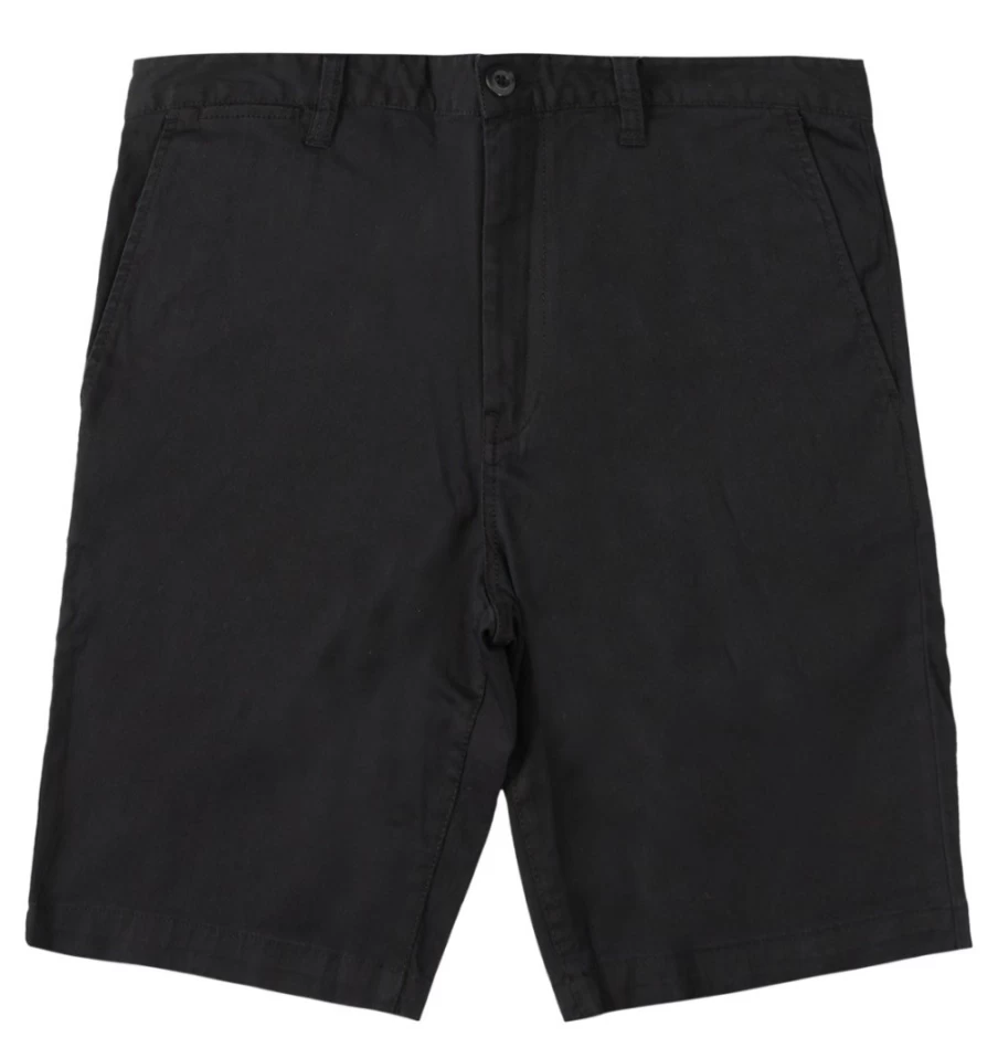 DC Shoes Men's Black Worker Chino Shorts - Durable Casual Work Shorts