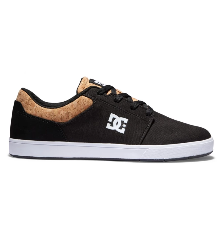 DC Shoes Men's Crisis 2 Sneakers - Black/Tan Athletic Skate Shoes