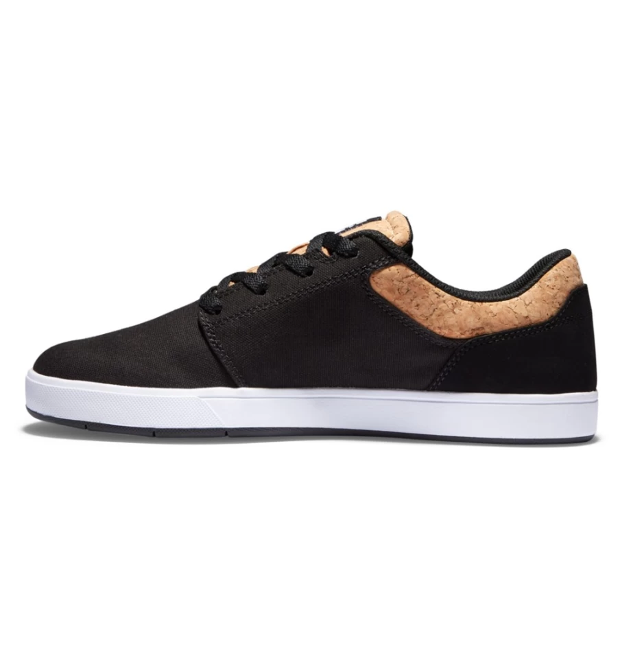 DC Shoes Men's Crisis 2 Sneakers - Black/Tan Athletic Skate Shoes