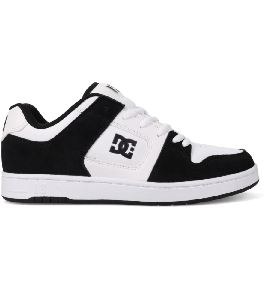 DC Shoes Men's Manteca 4 Sneakers in White/Black - Skate Shoes for Men
