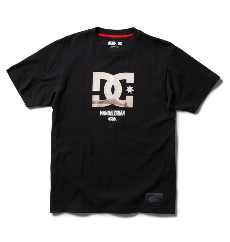 Men's DC Shoes Star Wars Tatooine Black Graphic T-Shirt