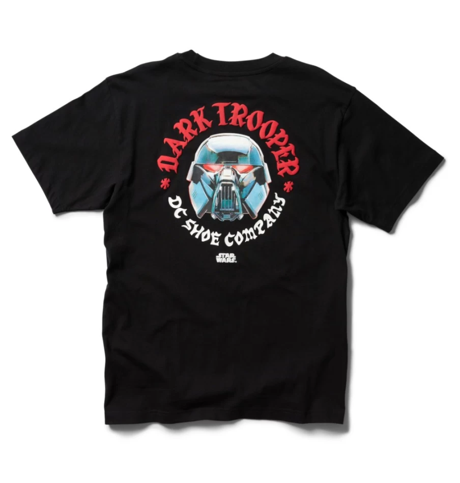 Men's DC Shoes Star Wars Dark Trooper Black T-Shirt