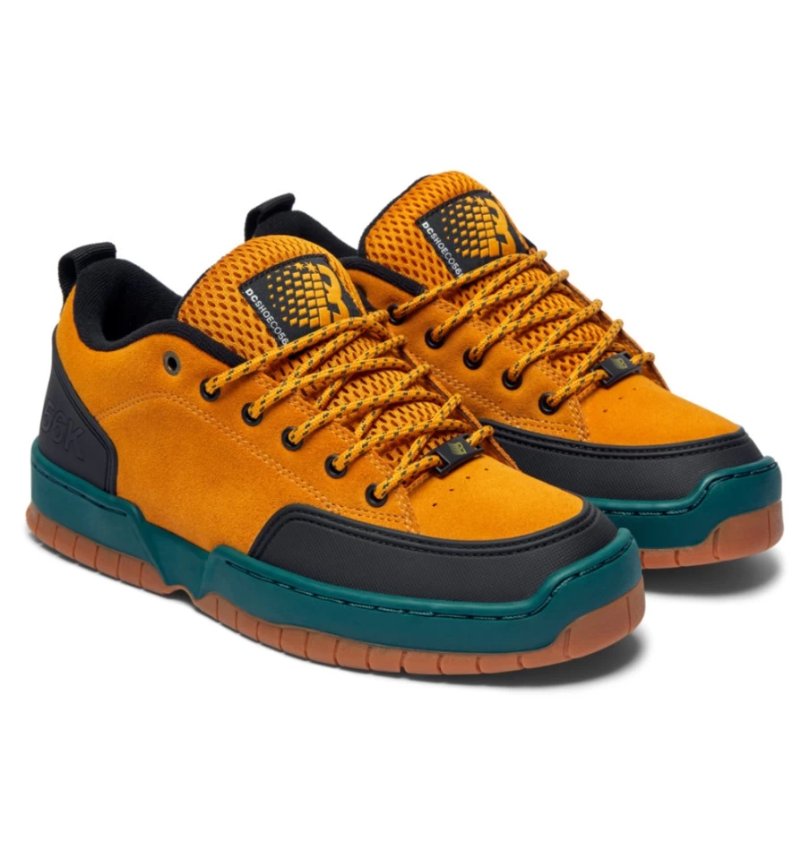 DC Shoes Men's Bronze56K X Clocker Skate Shoes in Wheat/Black - Casual & Durable Footwear