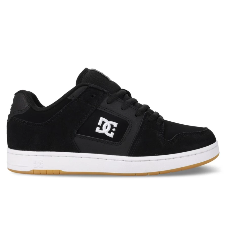 DC Shoes Men's Manteca 4 Skate Shoes - Black/White/Gum Skateboarding Sneakers