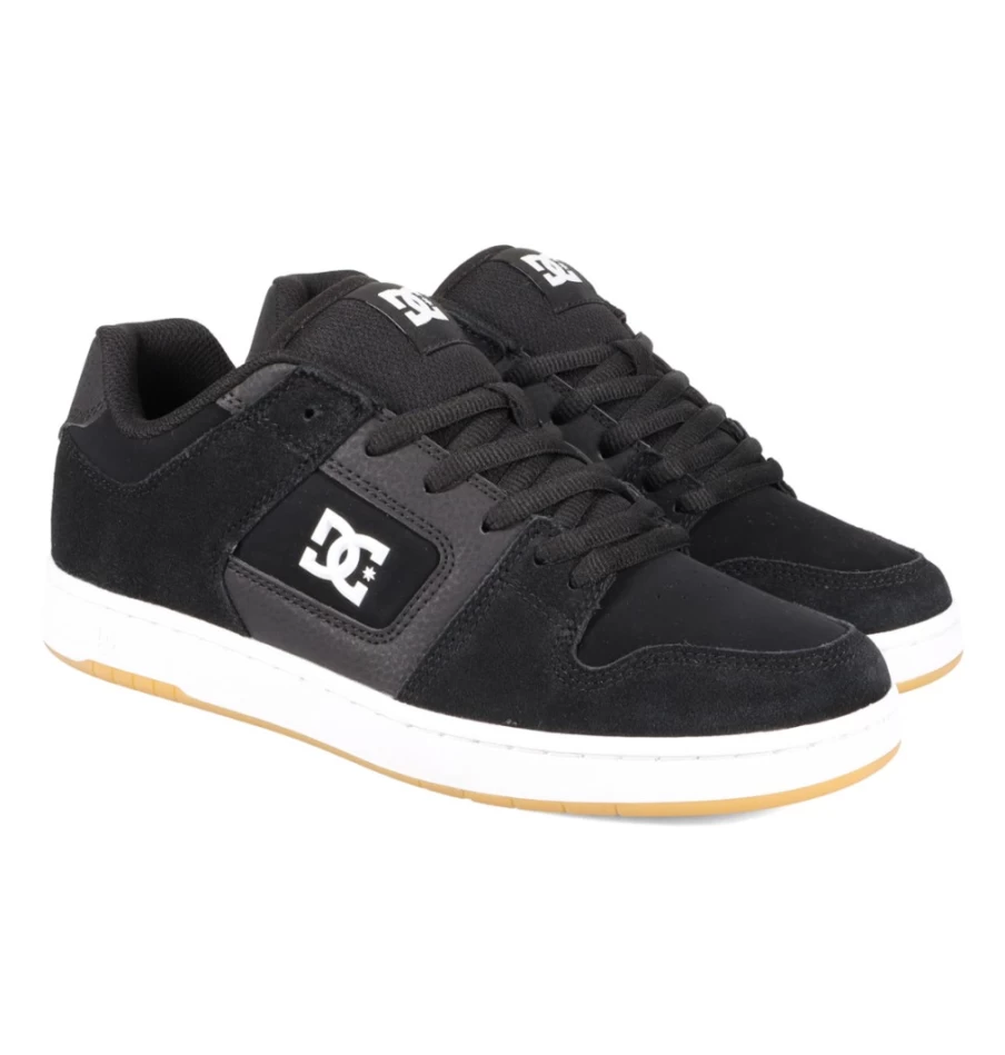DC Shoes Men's Manteca 4 Skate Shoes - Black/White/Gum Skateboarding Sneakers