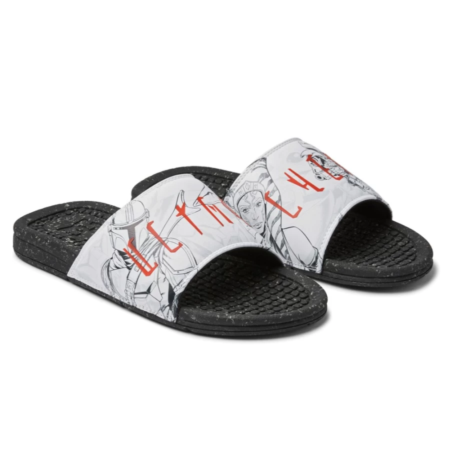 Men's DC Shoes Star Wars™ Bolsa Basic Sandal - Black/White/Orange | Official Licensed Footwear