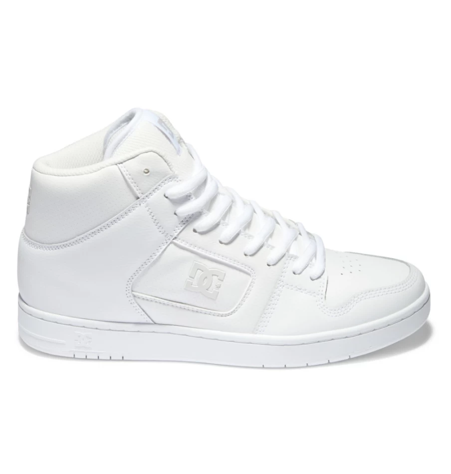 DC Shoes Men's Manteca 4 Hi High-Top Sneakers in White/White/Battleship