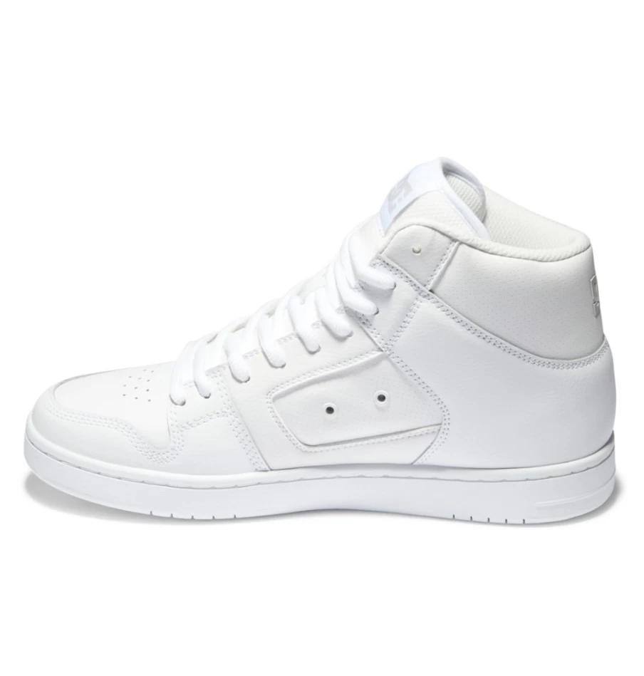 DC Shoes Men's Manteca 4 Hi High-Top Sneakers in White/White/Battleship