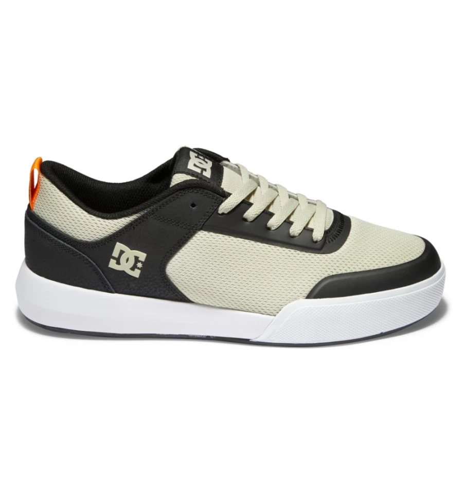 DC Shoes Men's Transit Skate Shoes - Black/Orange Sneakers for Men