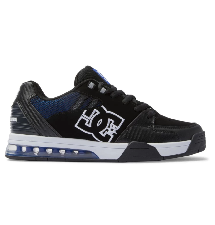 DC Shoes Men's Algiers Blue/Black Versatile Casual Sneakers