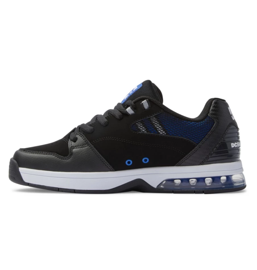 DC Shoes Men's Algiers Blue/Black Versatile Casual Sneakers