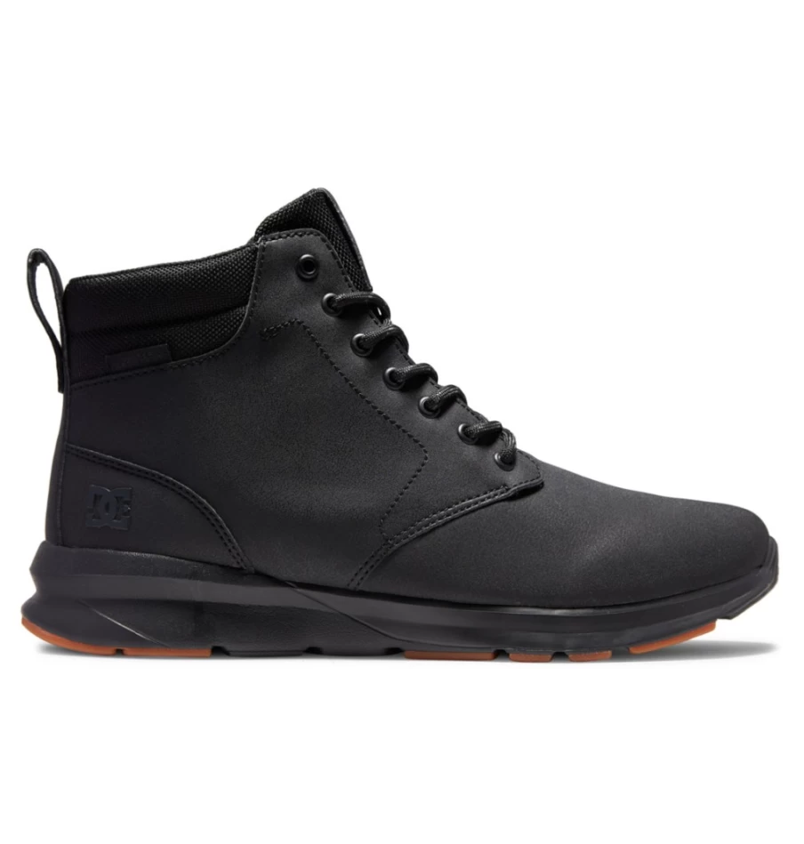 DC Shoes Men's Mason 2 Waterproof Black Sneakers - All-Black Casual Shoes