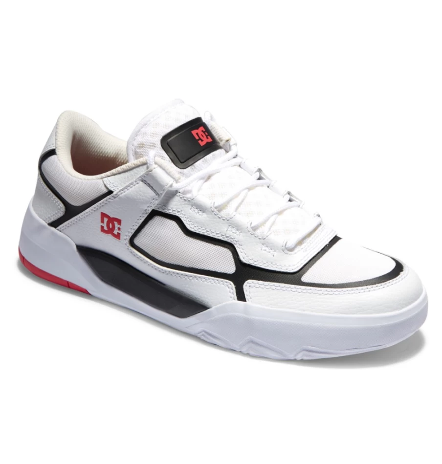 DC Shoes Men's Metric Sneakers in White/Black/Black - Lightweight Athletic Shoes