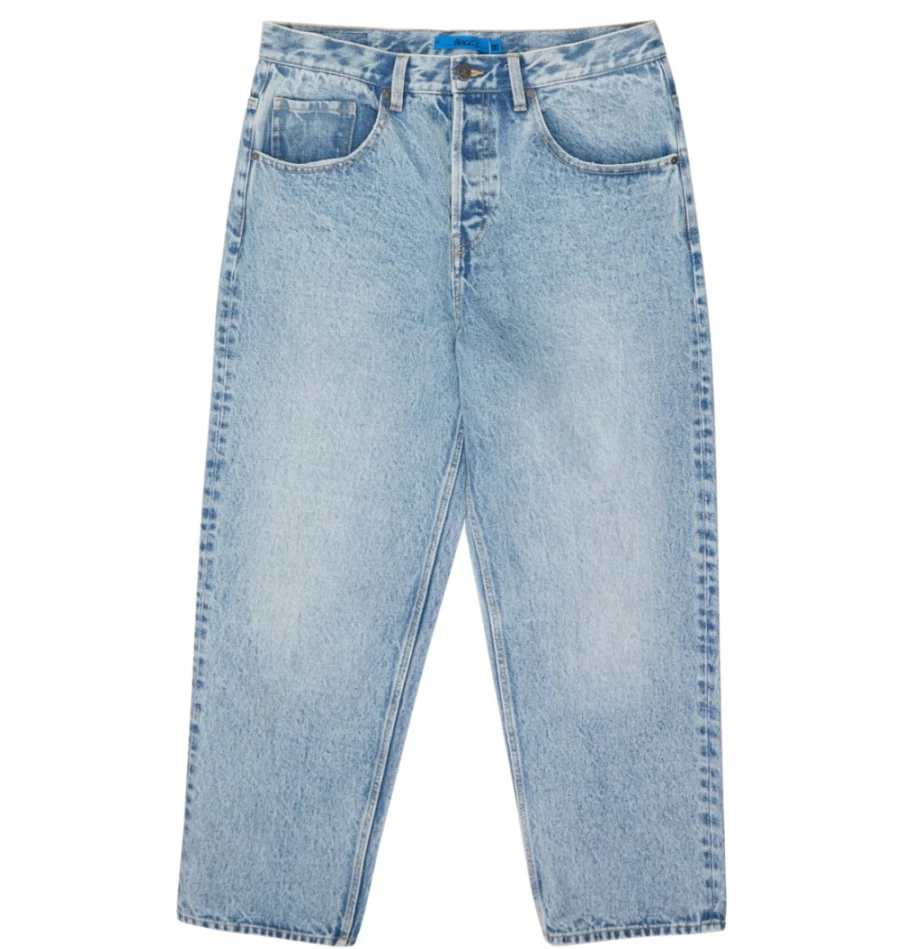 DC Shoes Men's Vintage Wash Indigo Worker Baggy Fit Jeans