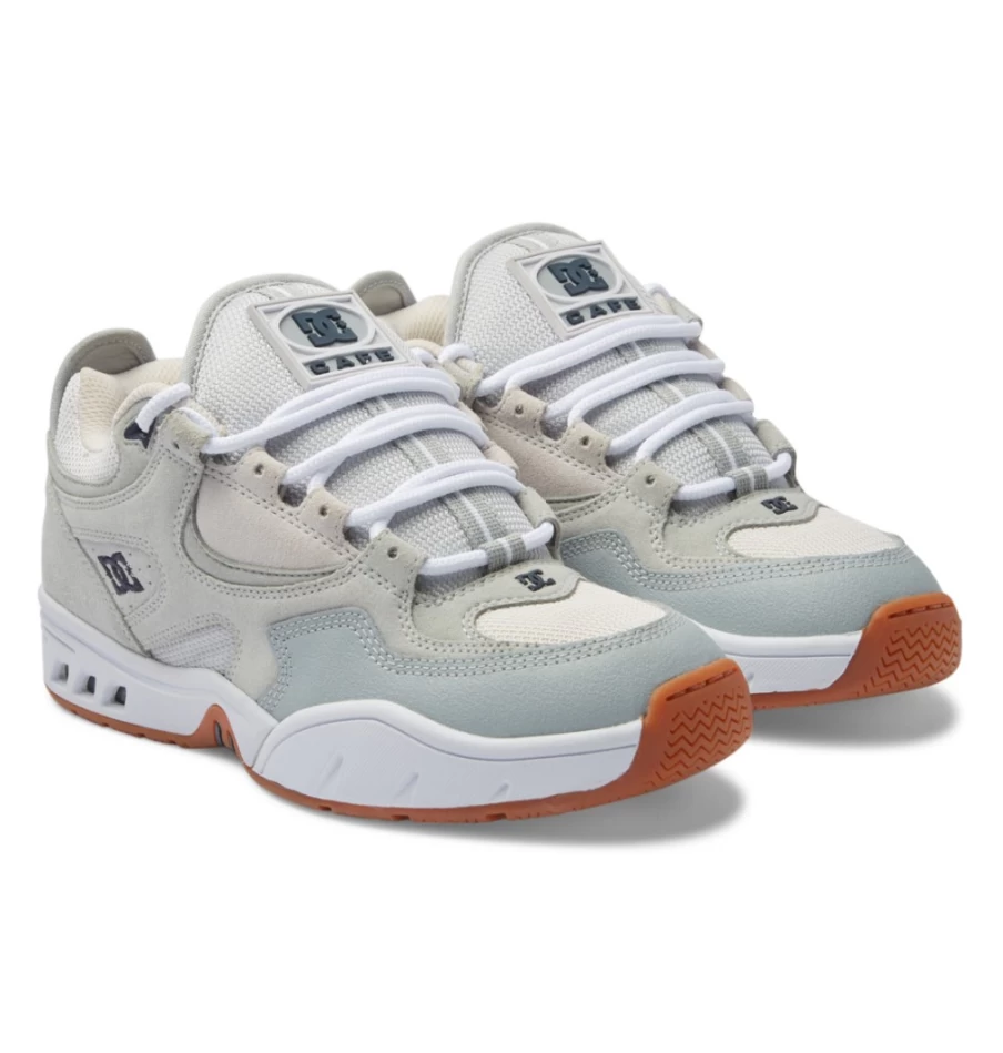 Men's DC Shoes Kalis OG Light Grey Skate Shoes