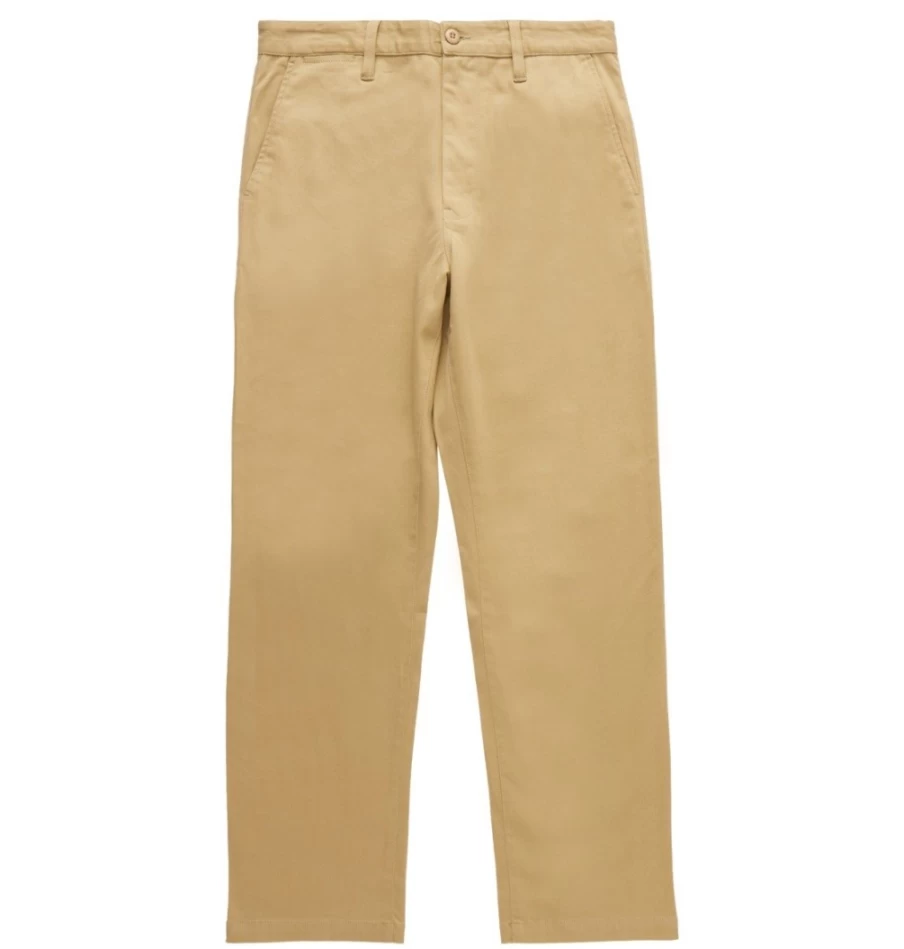 DC Shoes Men's Relaxed Fit Chino Pants in Incense - Comfortable Worker Casual Trousers
