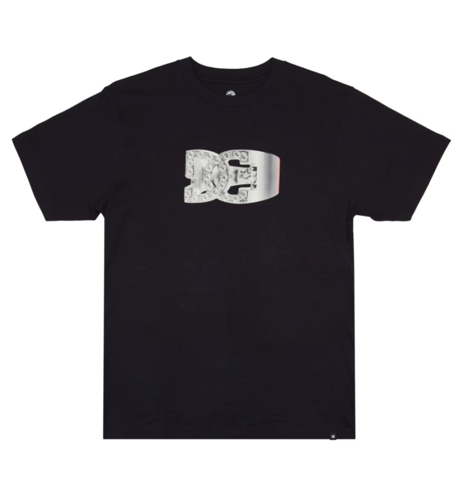 DC Shoes Men's Black Shanahan Ring Graphic T-Shirt