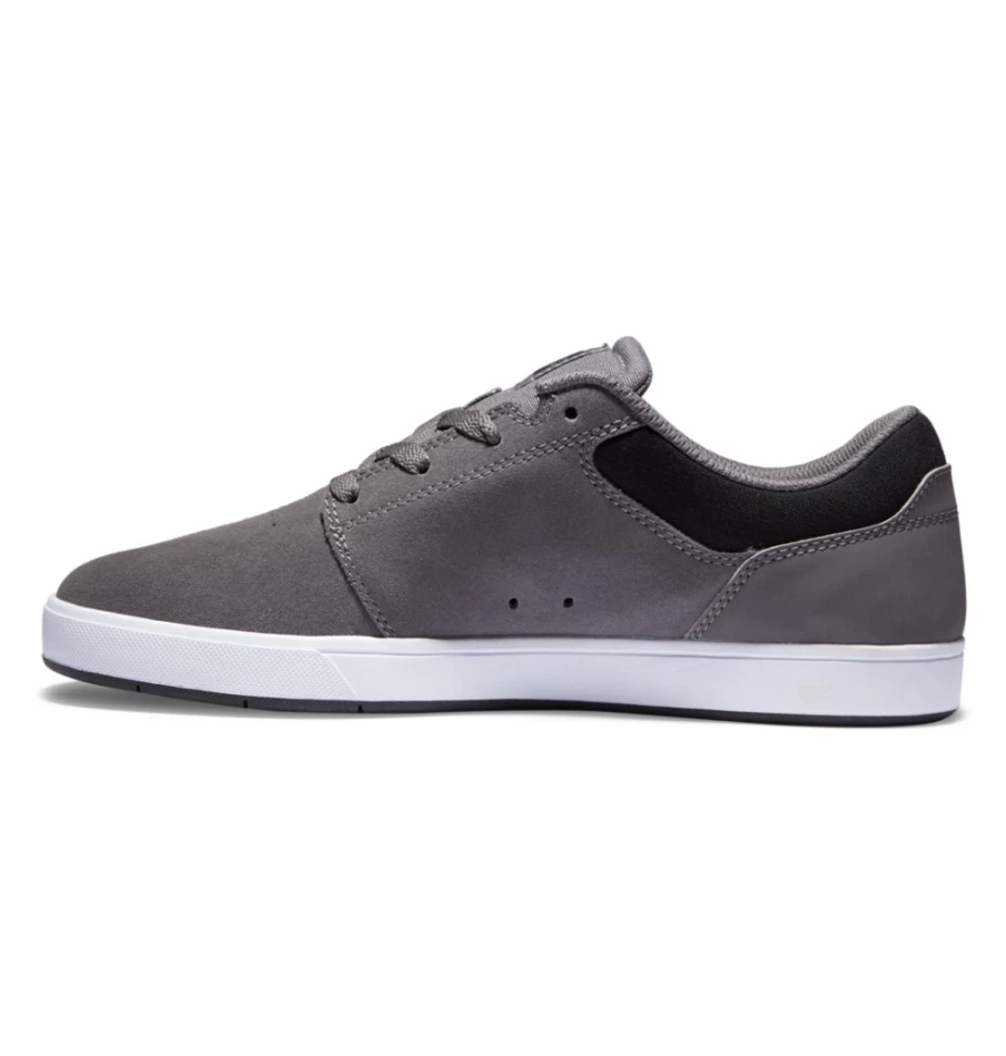 DC Shoes Men's Crisis 2 Sneakers - Dark Grey/Black Skate Shoes for Men