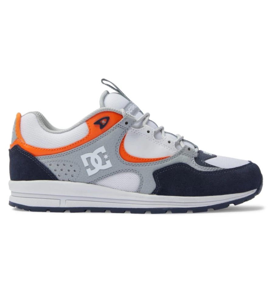 DC Shoes Men's Kalis Lite Skate Shoes - Navy/Orange High-Performance Skateboarding Sneakers