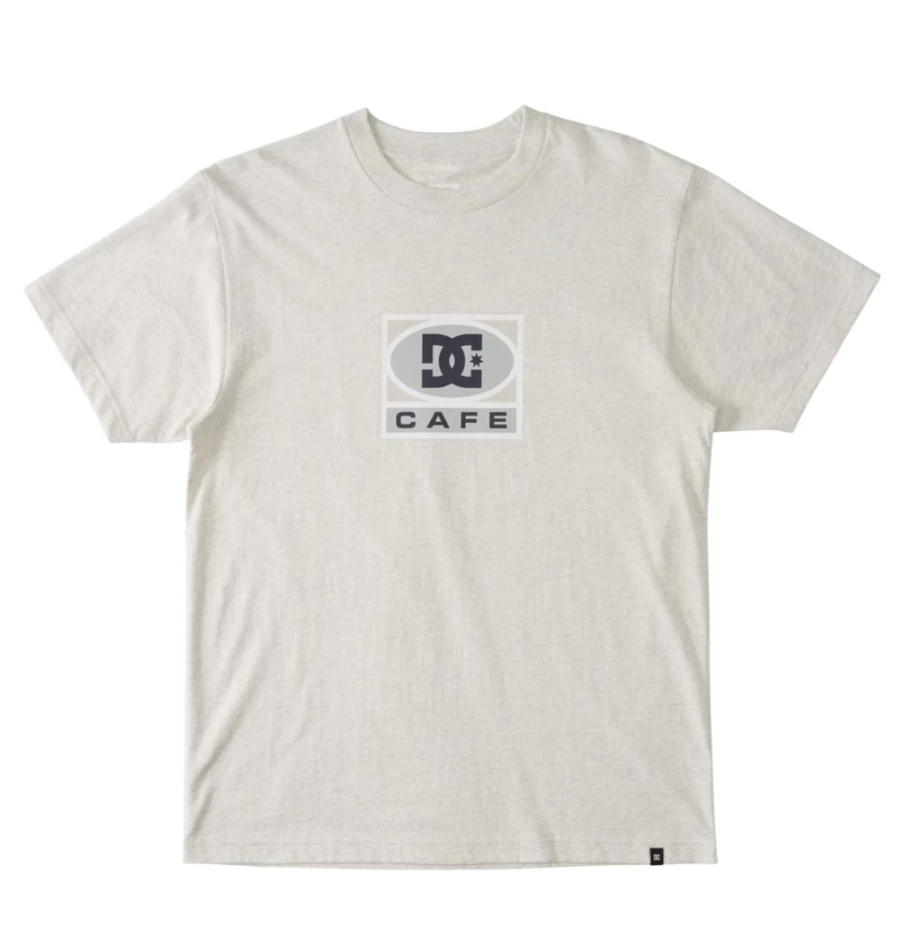 Men's DC Shoes Cafe X Graphic T-Shirt in Ash Heather