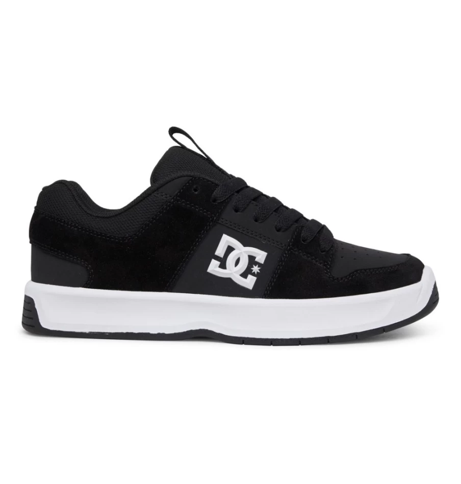DC Shoes Men's Lynx Zero Sneakers - Black/White Skate Shoes for Men
