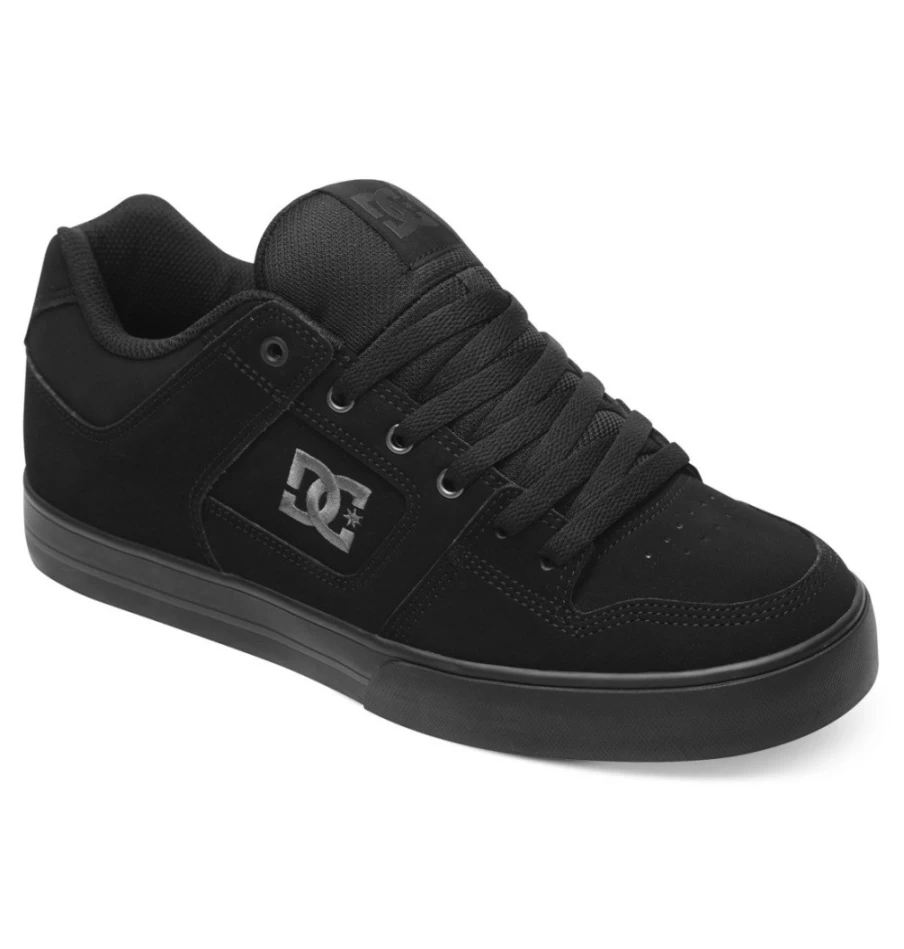 DC Shoes Men's Pure Sneakers - Black & Pirate Black Casual Shoes for Men