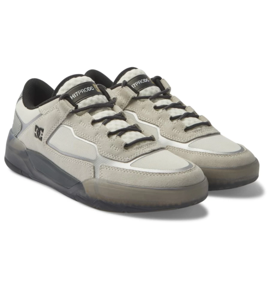 DC Shoes Men's Metric Skate Shoes - Black/Black/White Skateboarding Sneakers