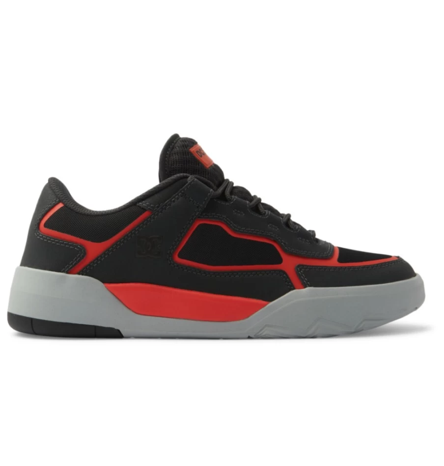 DC Shoes Men's Metric Dark Grey/Orange Sneakers - Lightweight & Durable Skate Shoes