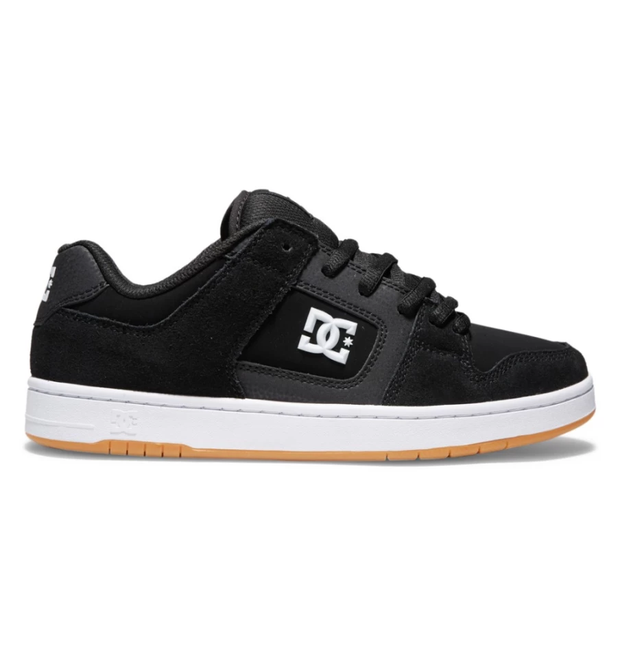 DC Shoes Men's Manteca 4 Skate Shoes - Black/White/Gum Skateboarding Sneakers for Men
