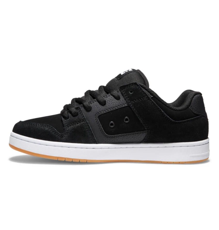 DC Shoes Men's Manteca 4 Skate Shoes - Black/White/Gum Skateboarding Sneakers for Men