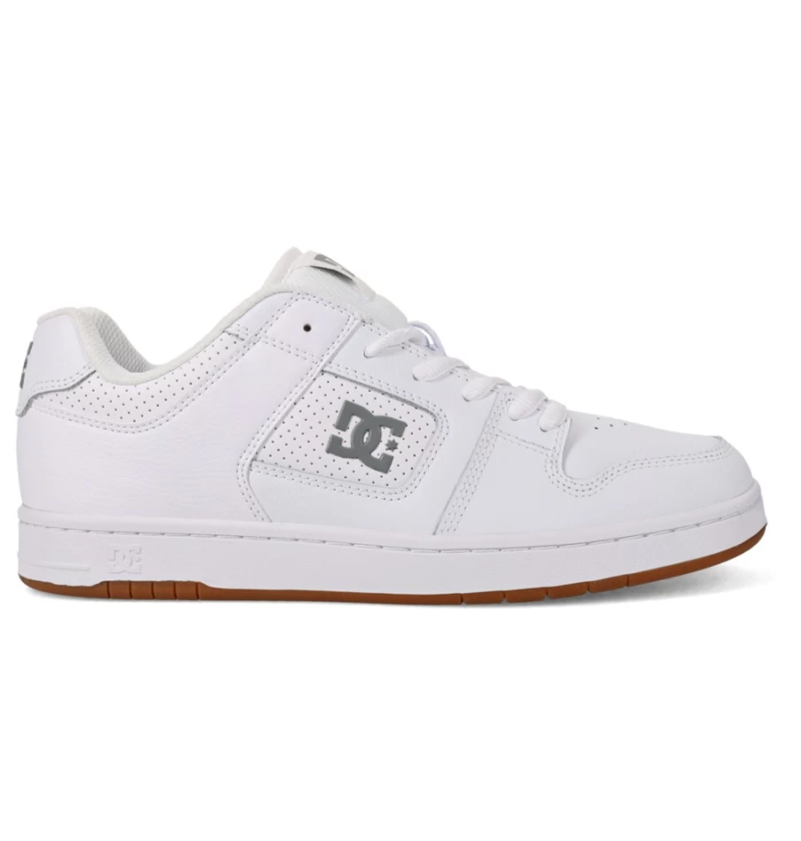 DC Shoes Men's Manteca 4 Sneakers in White/Battleship/White - Casual Skate Shoes