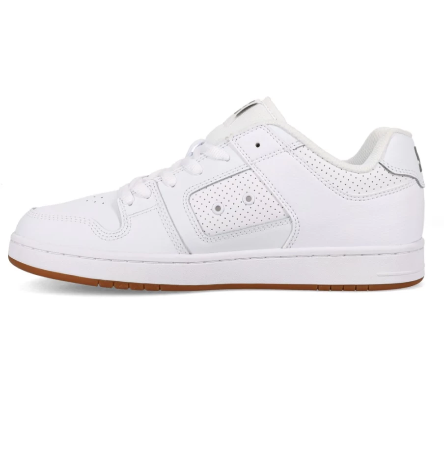 DC Shoes Men's Manteca 4 Sneakers in White/Battleship/White - Casual Skate Shoes