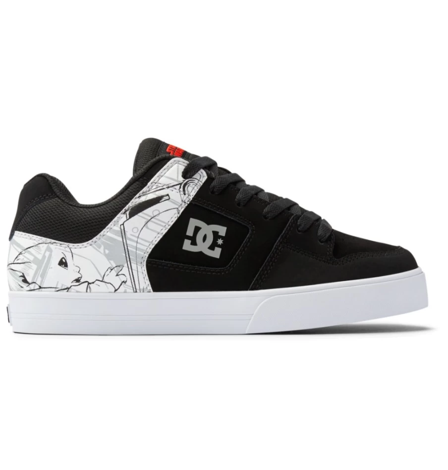 Men's DC Shoes Star Wars™ Pure Sneakers in Black, White & Grey