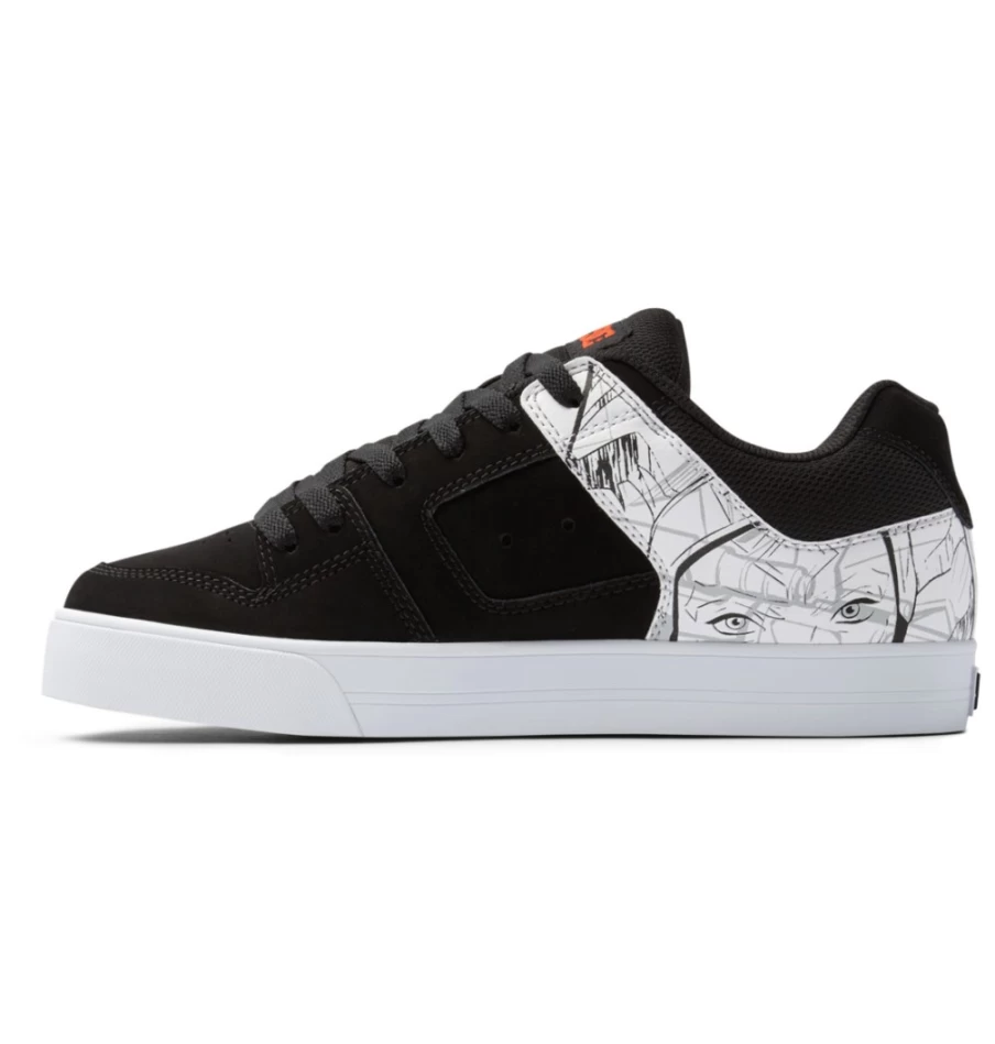 Men's DC Shoes Star Wars™ Pure Sneakers in Black, White & Grey
