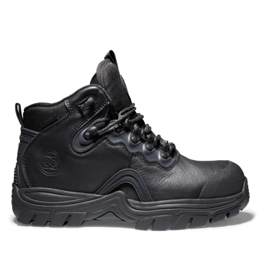 DC Shoes Men's Navigator LX Winter Boots - Water Resistant, Black/Black