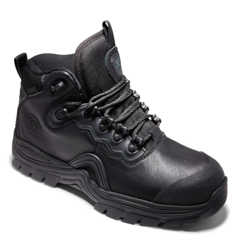 DC Shoes Men's Navigator LX Winter Boots - Water Resistant, Black/Black