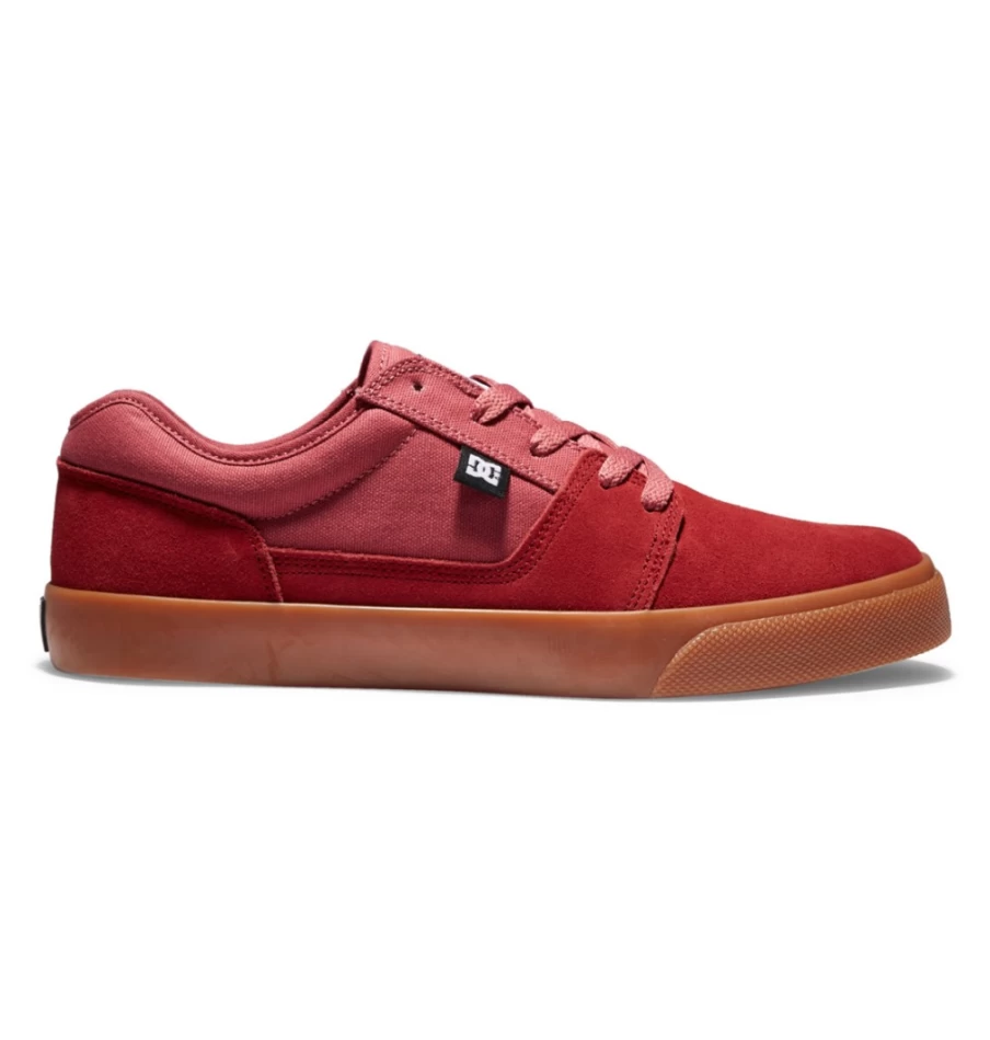 DC Shoes Men's Tonik Sneakers in Rio Red - Casual Skate Shoes for Men