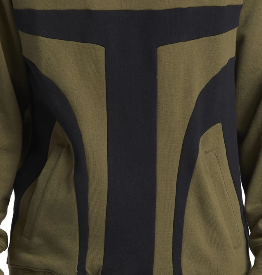 Men's DC Shoes Star Wars™ Mandalorian Ivy Green & Black Hooded Sweatshirt