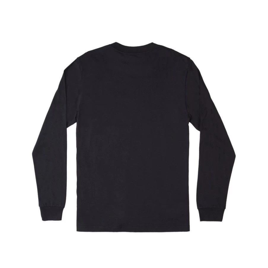 Men's DC Shoes Star Print Long Sleeve T-Shirt - Black