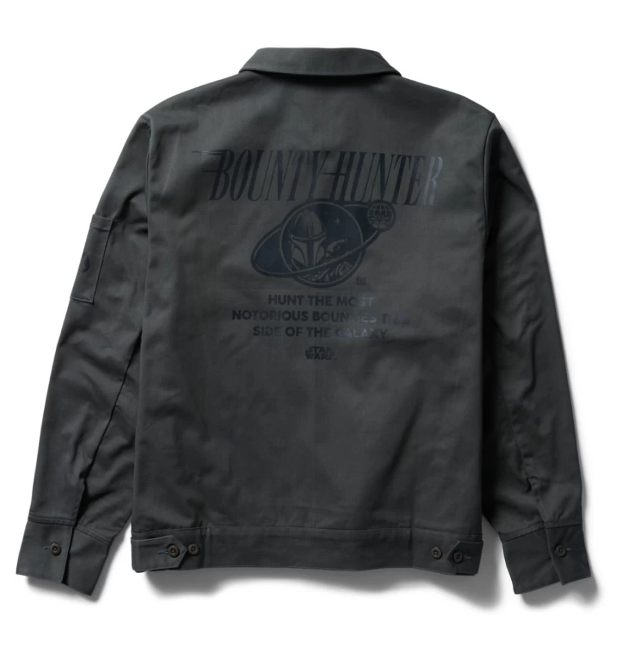 Men's DC Shoes Star Wars™ Mandalorian Bounty Hunter Workwear Jacket in Dark Shadow
